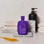 Blonde&Brunette Anti-Yellow Low Champú Semi di Lino Alfaparf Milano 250 ml